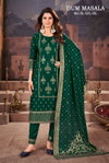 Dum Masala Rayon Gold Printed Readymade Suits Wholesale Market In Surat